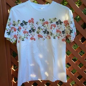 Ted Baker white printed 100% cotton t-shirt